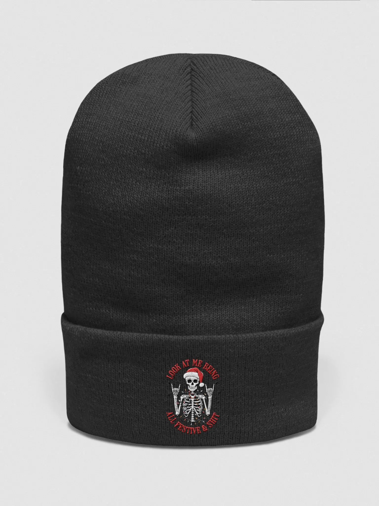 Funny Christmas Beanie product image (1)
