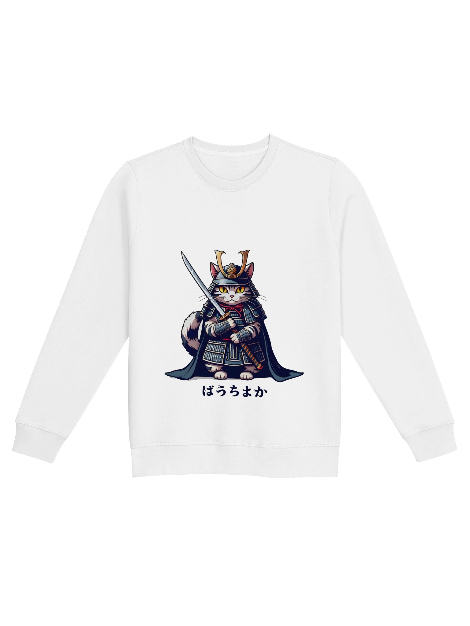 Samurai Cat Unisex Organic Sweatshirt product image (1)