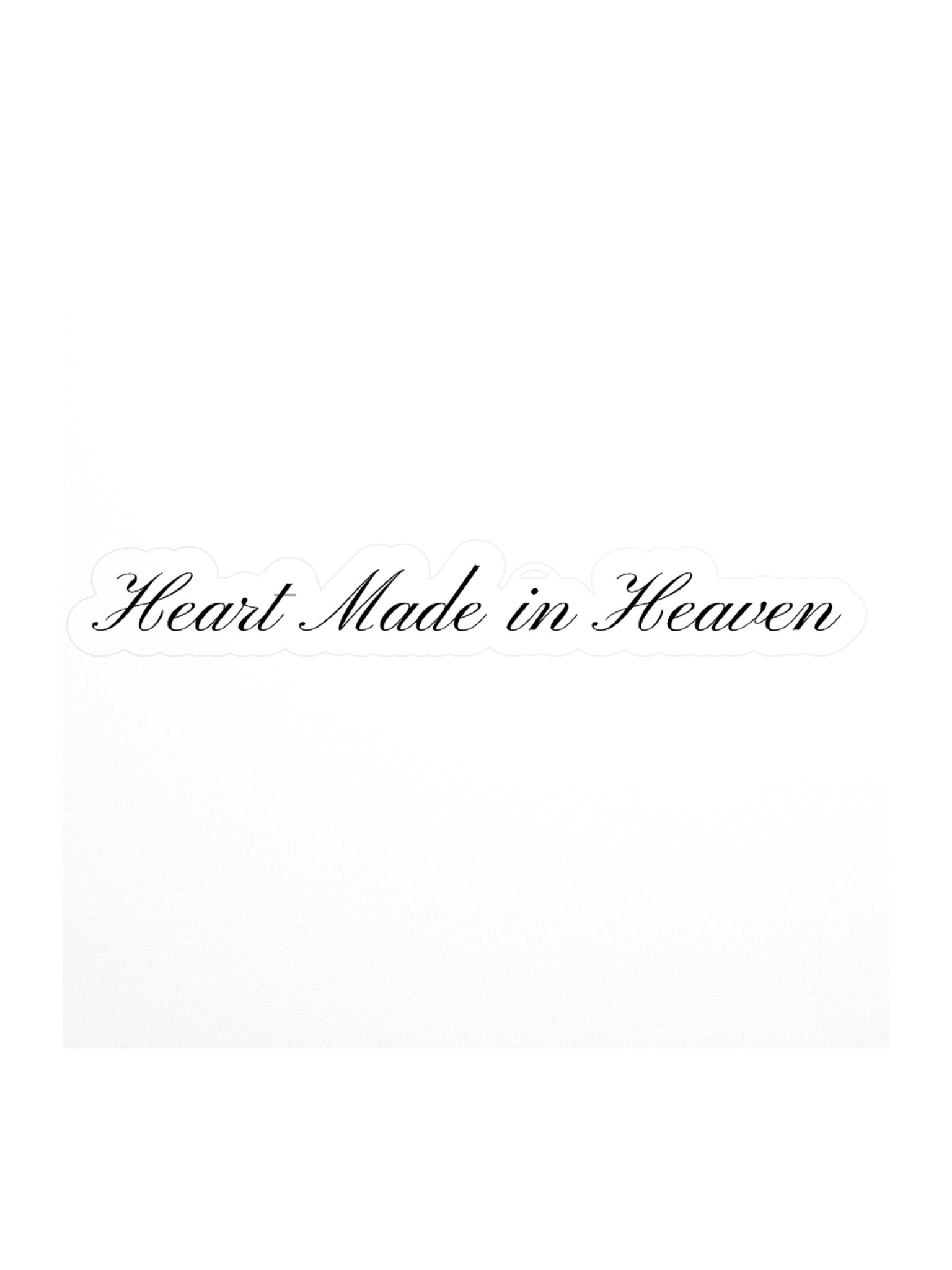 Heart Made in Heaven Sticker product image (1)