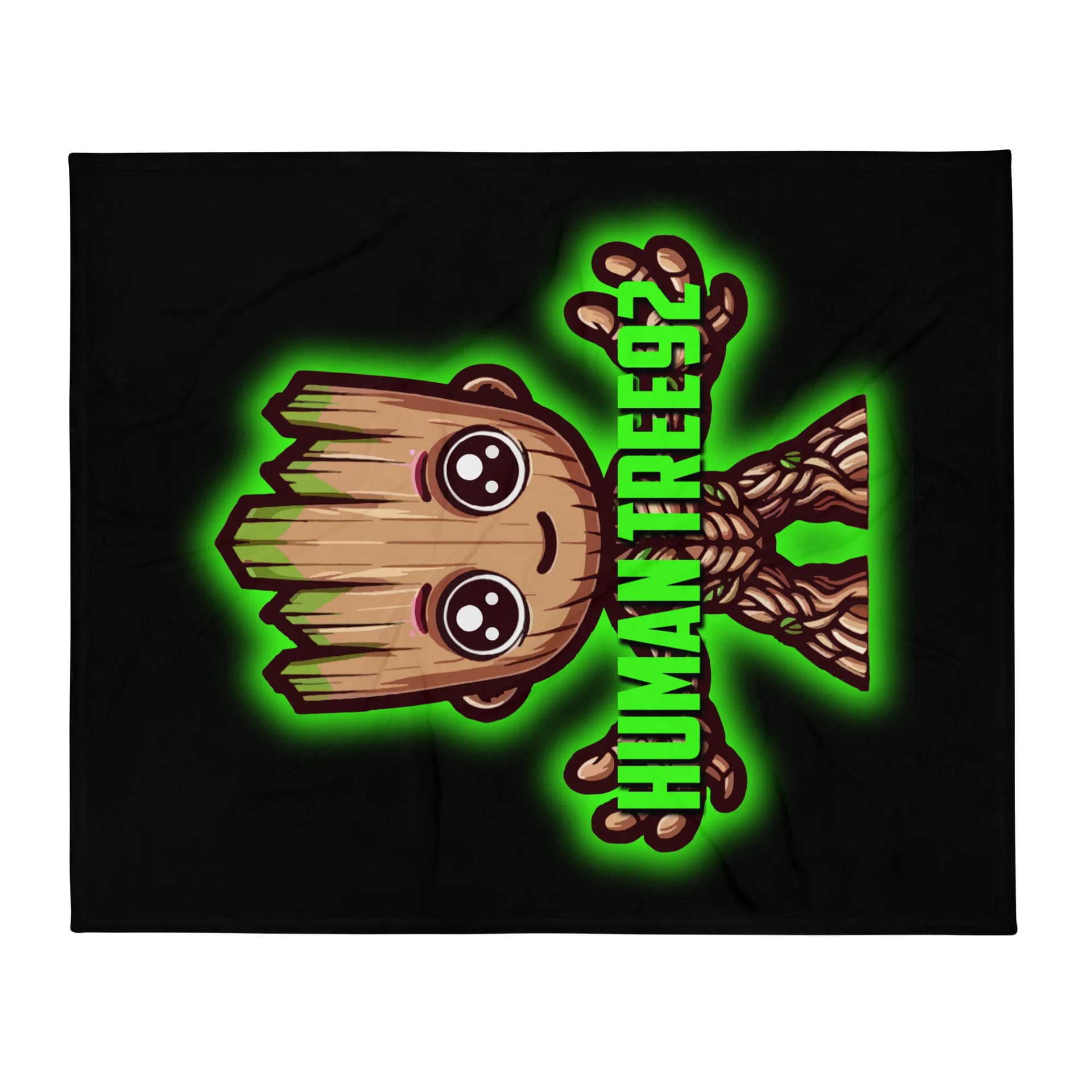 Throw Blanket 50x60 Green Glow product image (1)