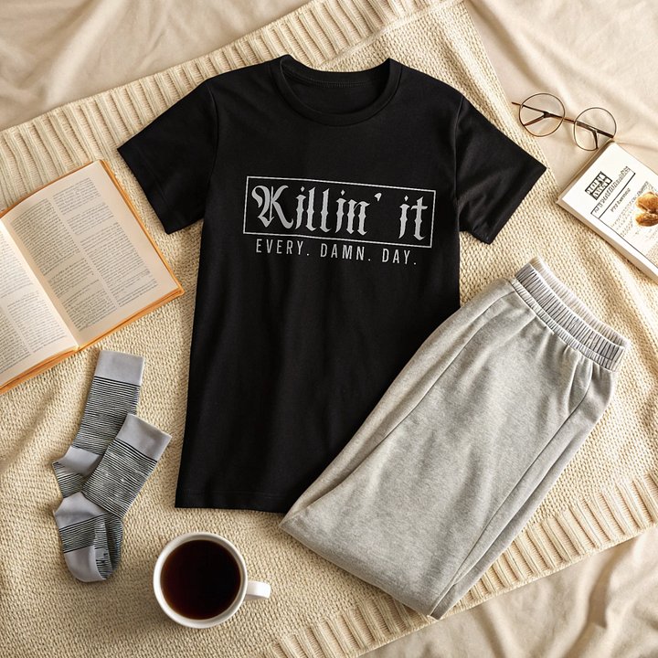 Killin It Every Damn Day - Women's Black T-Shirt product image (2)