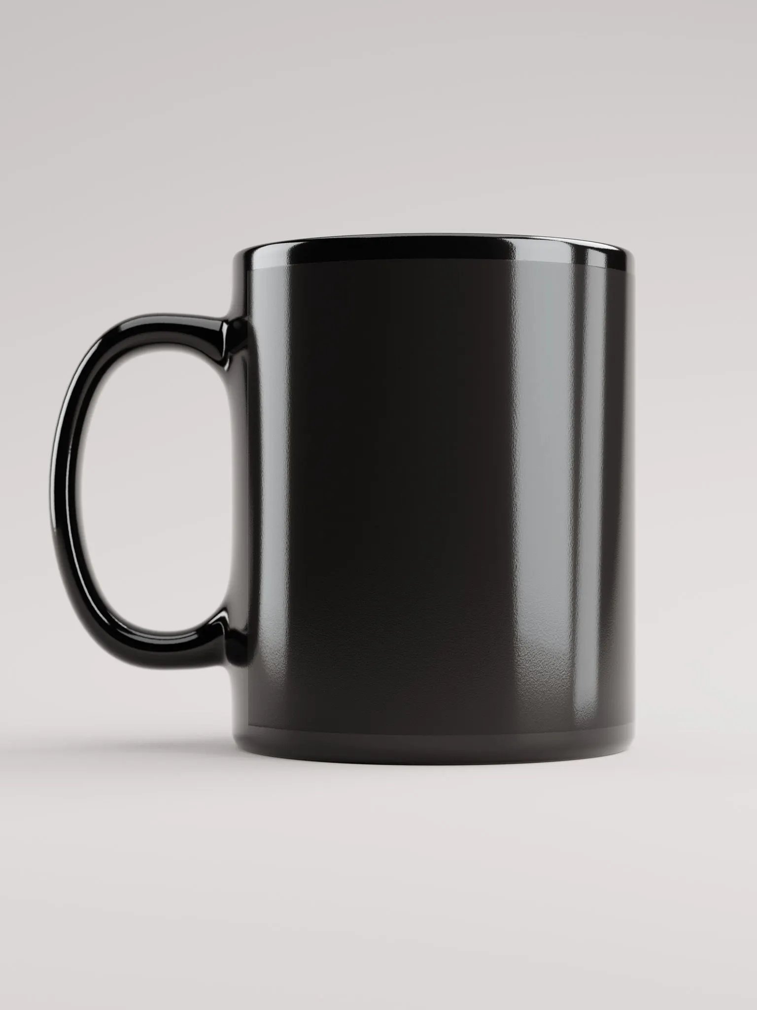 Subscriber Badge // Black Ceramic Mug product image (6)