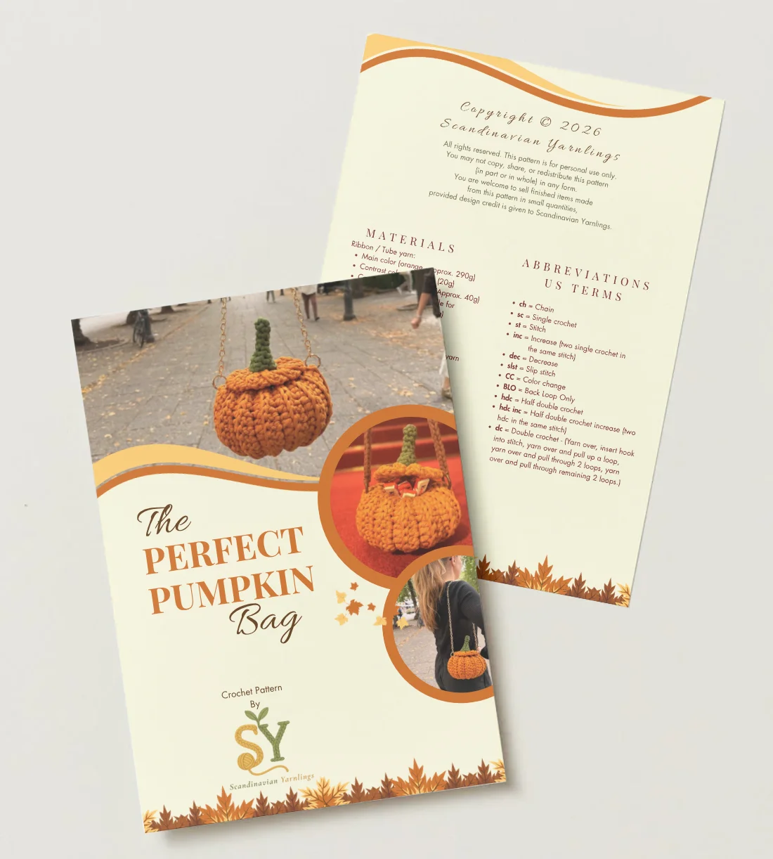 Crochet Pattern: The Perfect Pumpkin Bag product image (2)