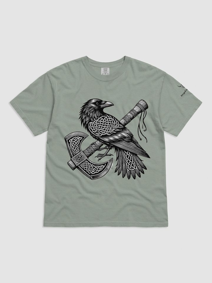 Forged In Valhalla: Raven of the Berserker Axe T-Shirt product image (98)
