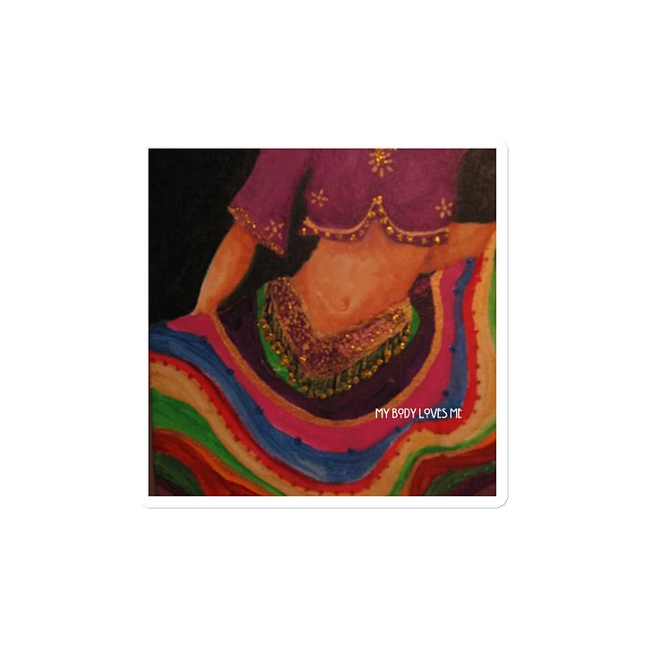 My Body Loves Me- Belly Dancer Magnet product image (2)