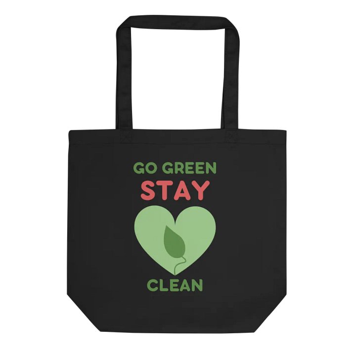 Green Heart Eco Tote Bag product image (1)