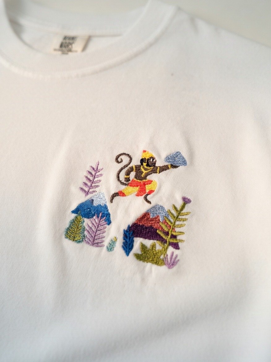 Om Hanumate Namaha - The Devotion of Strength (WHITE) product image (1)