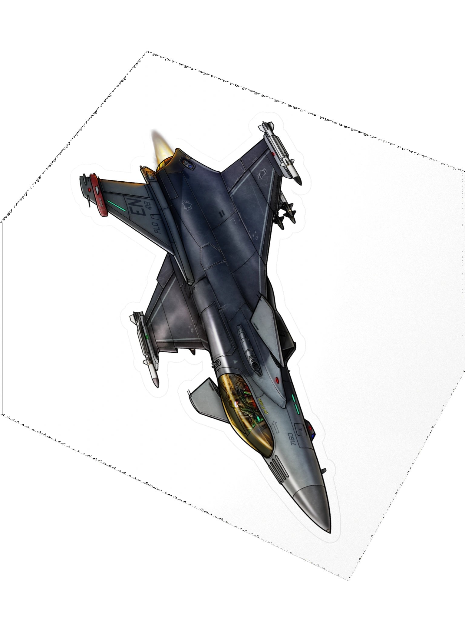 Revoker - Two Tone Grey (5.5 inch Sticker) product image (3)