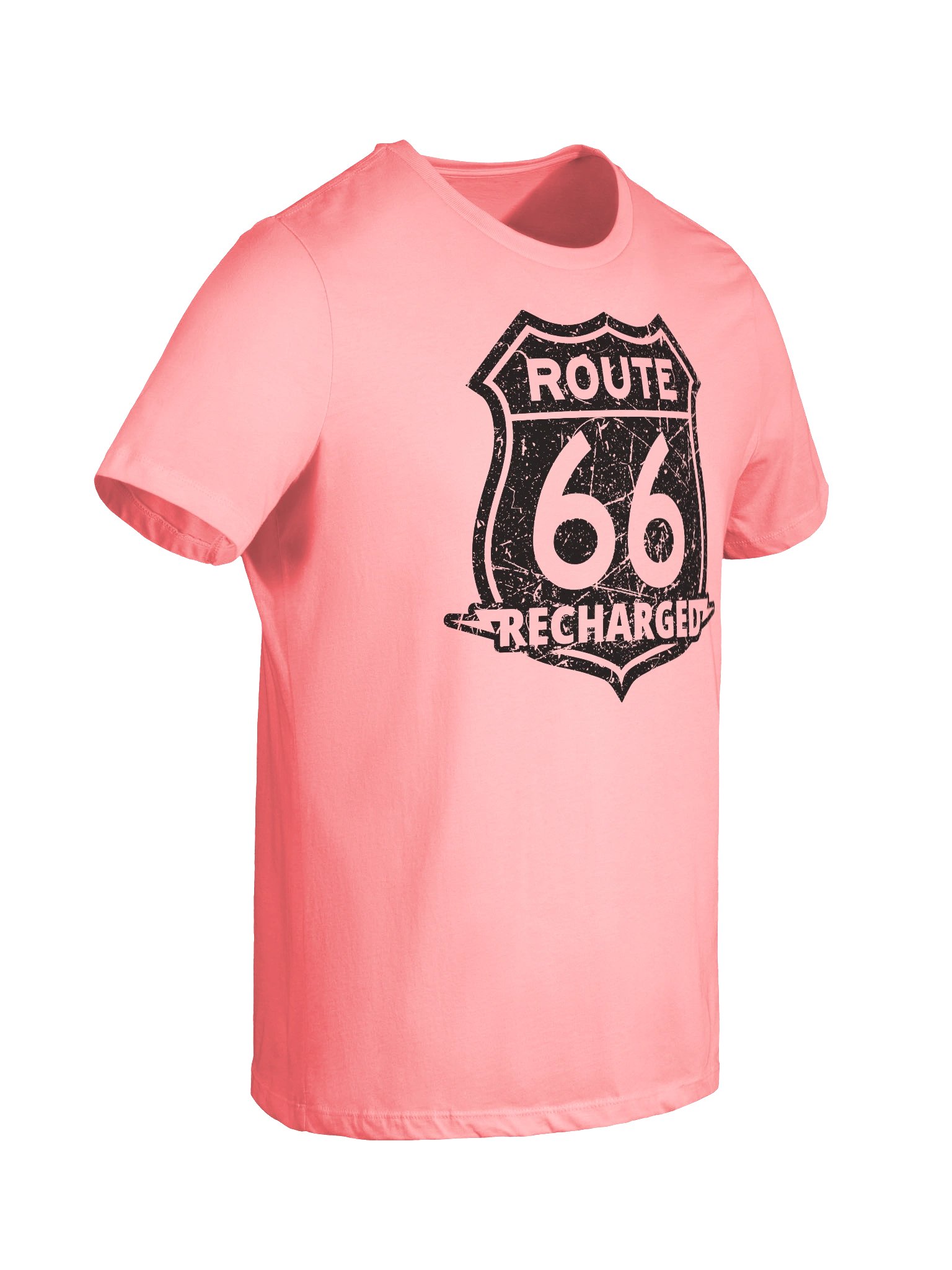 Route 66 Recharged - Black Faded Shield (Womens) product image (60)
