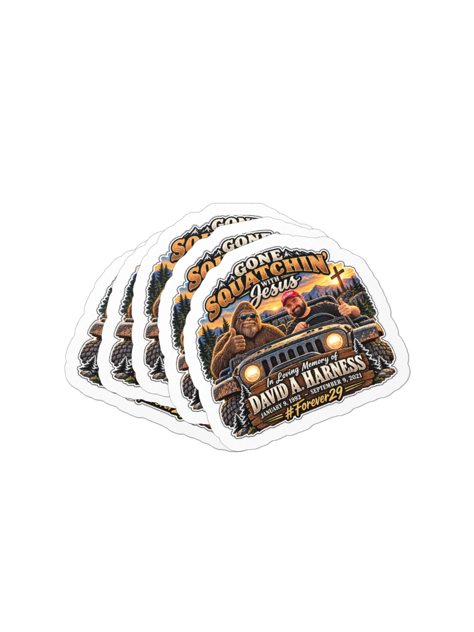 David Harness Memorial Die-Cut Decals product image (3)