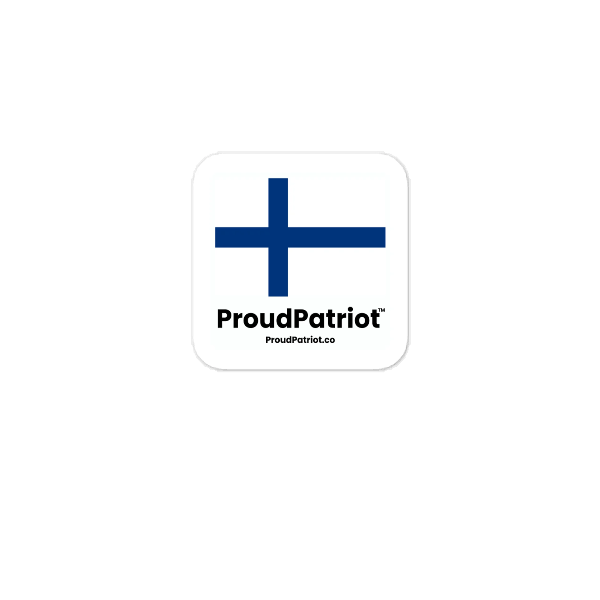 Finland Flag Vinyl Sticker product image (1)