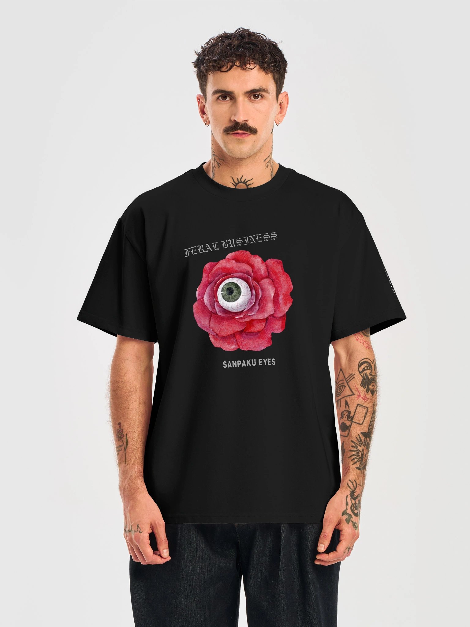 Feral Business - Sanpaku Eyes T-shirt product image (5)