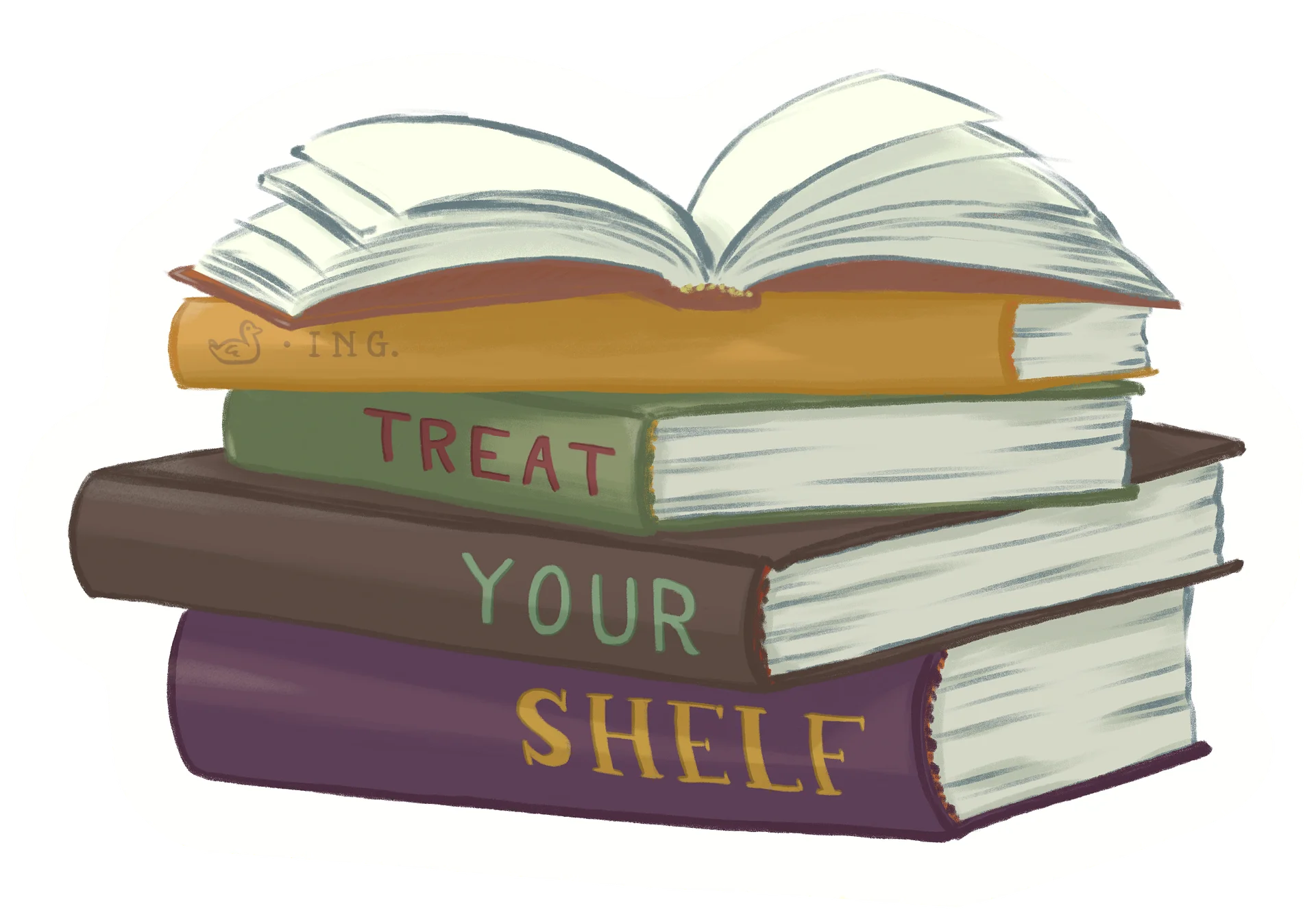 sticker : treat your shelf product image (1)
