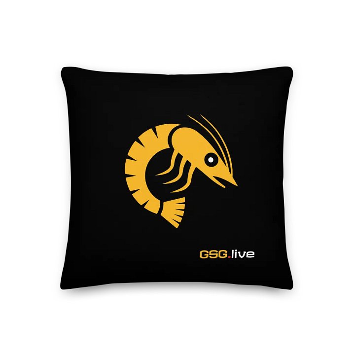 Premium GSG.live Shrimp & Pattern Studio Pillow product image (1)