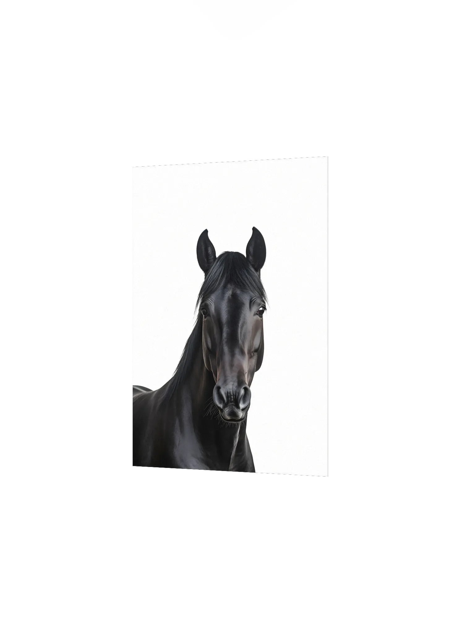 Farm Animal Black Horse Wall Art product image (3)