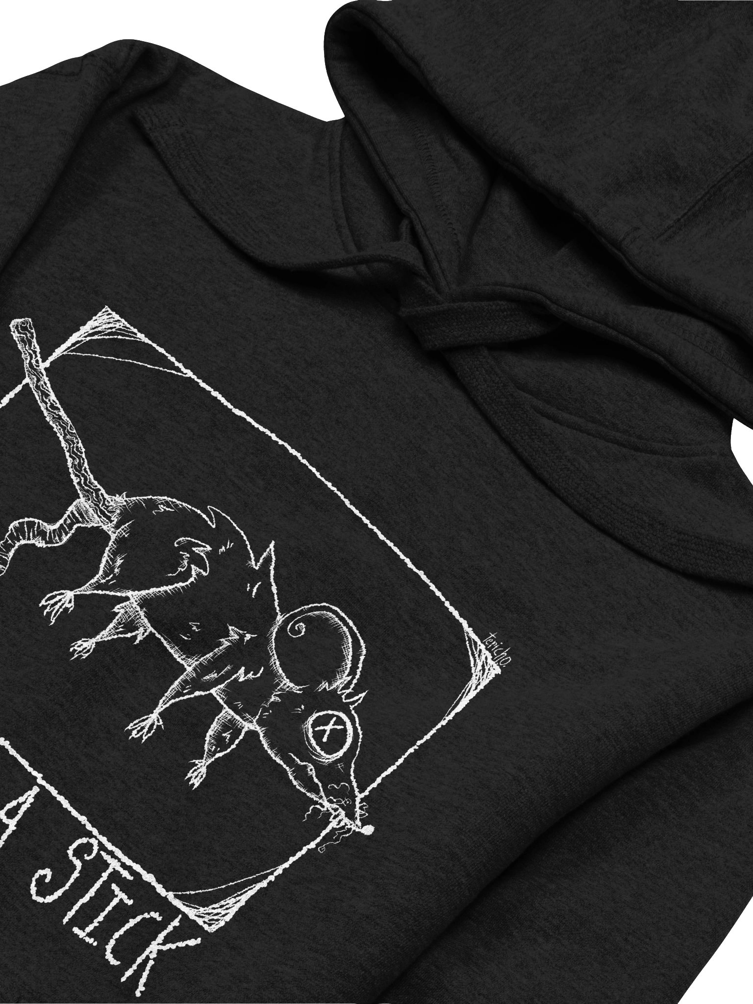 Retro Rat on a Stick Hoodie product image (3)
