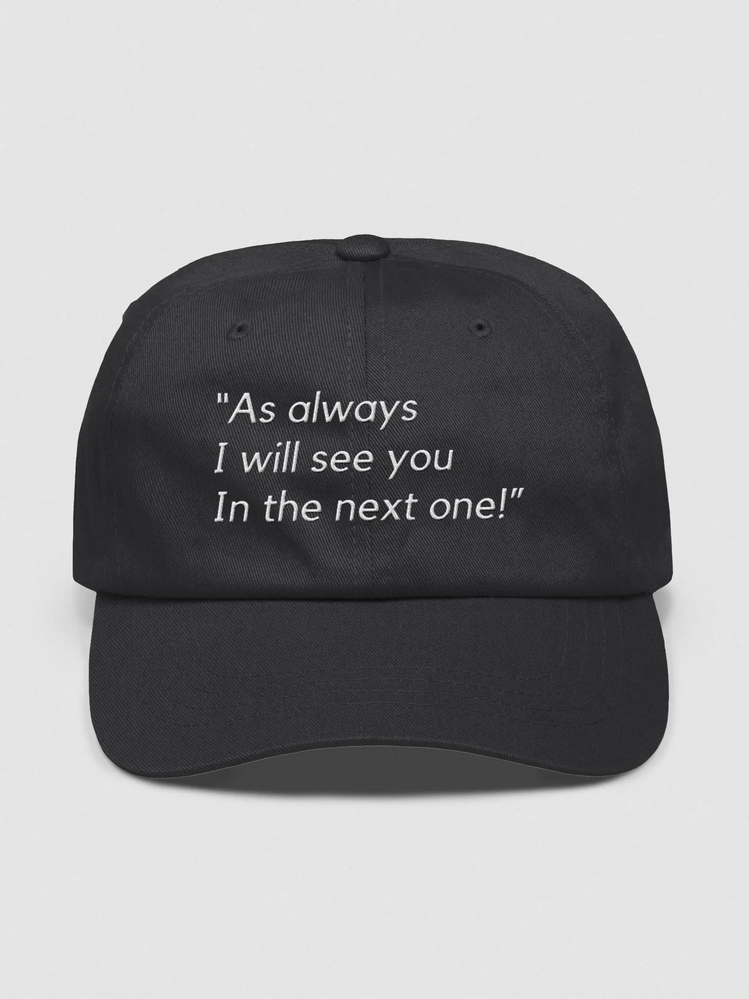Outro (Black) - Cap product image (1)