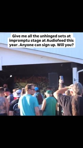 Anyone can sign up and bands have ended up on the official lineup this way before. That happened with @letrainiump and @grand...