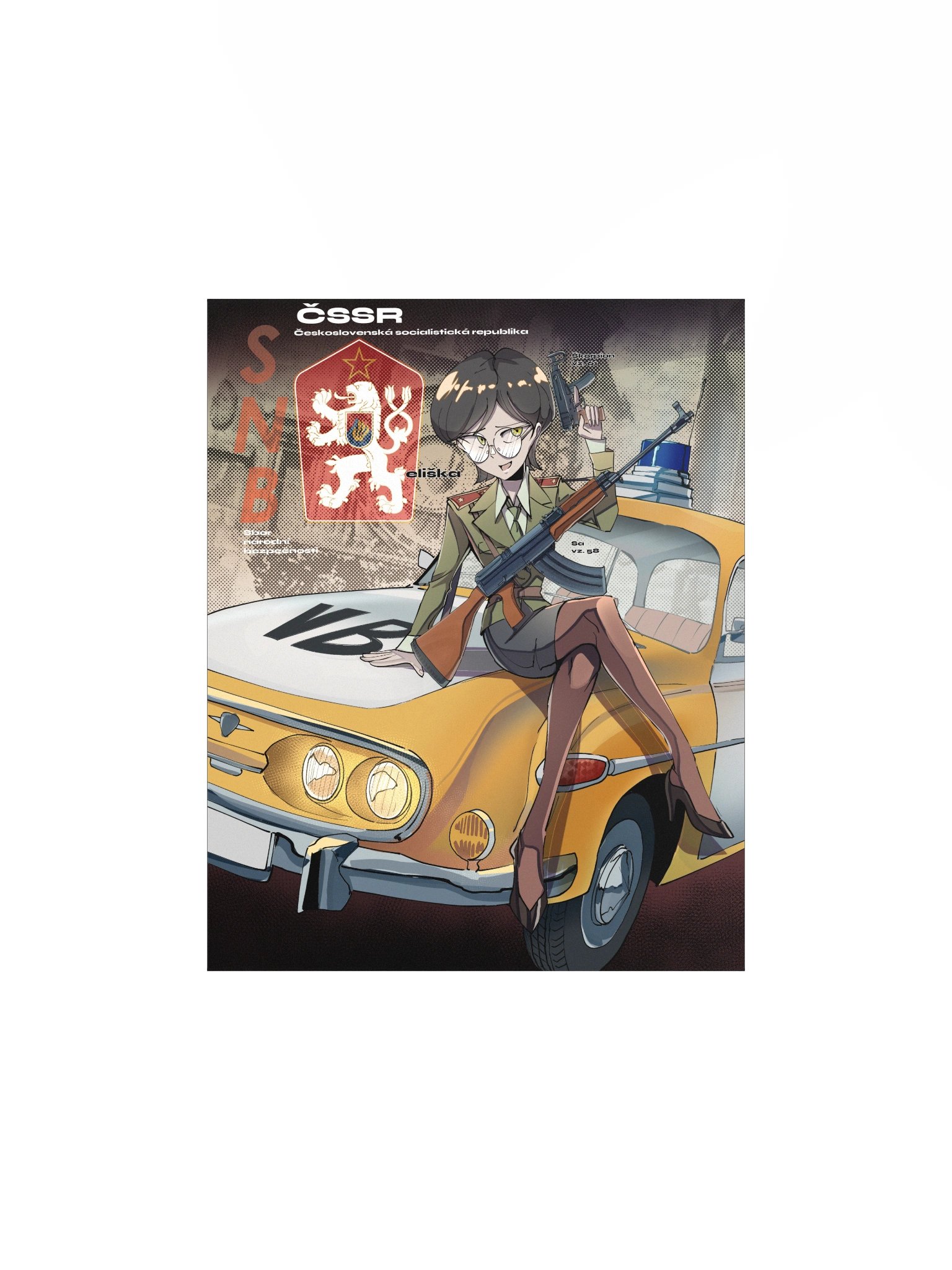 Czech SNB Girl PRINT product image (4)
