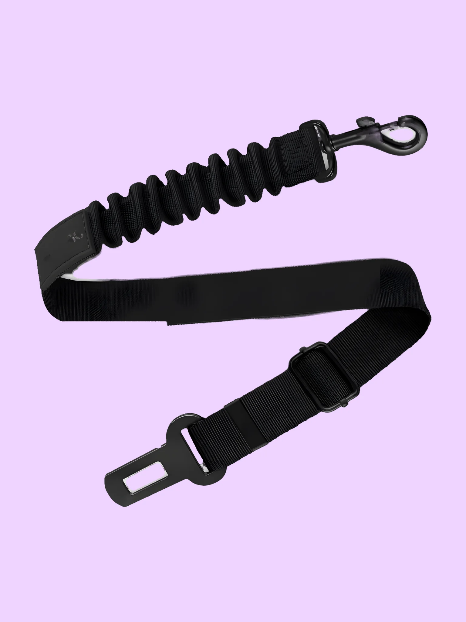 Adjustable Dog Car Seat Belt with Bungee product image (1)