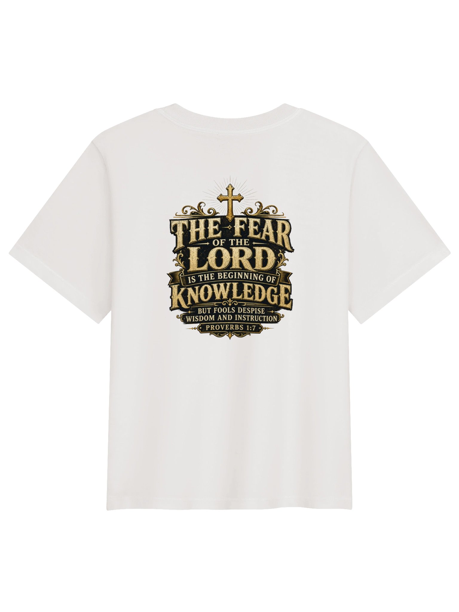 Gold Emblem Cross Tee product image (2)
