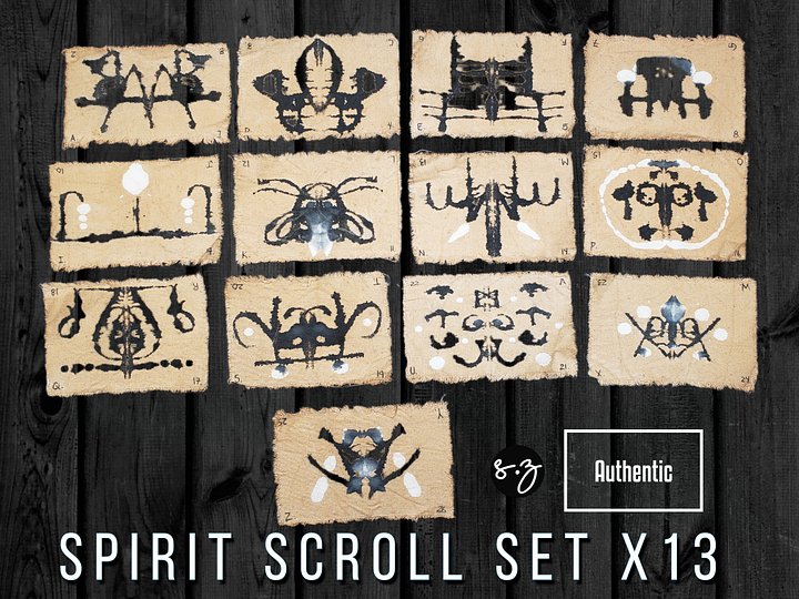 Scroll set | SURREAL SPIRITS | x13 Horizontal product image (1)