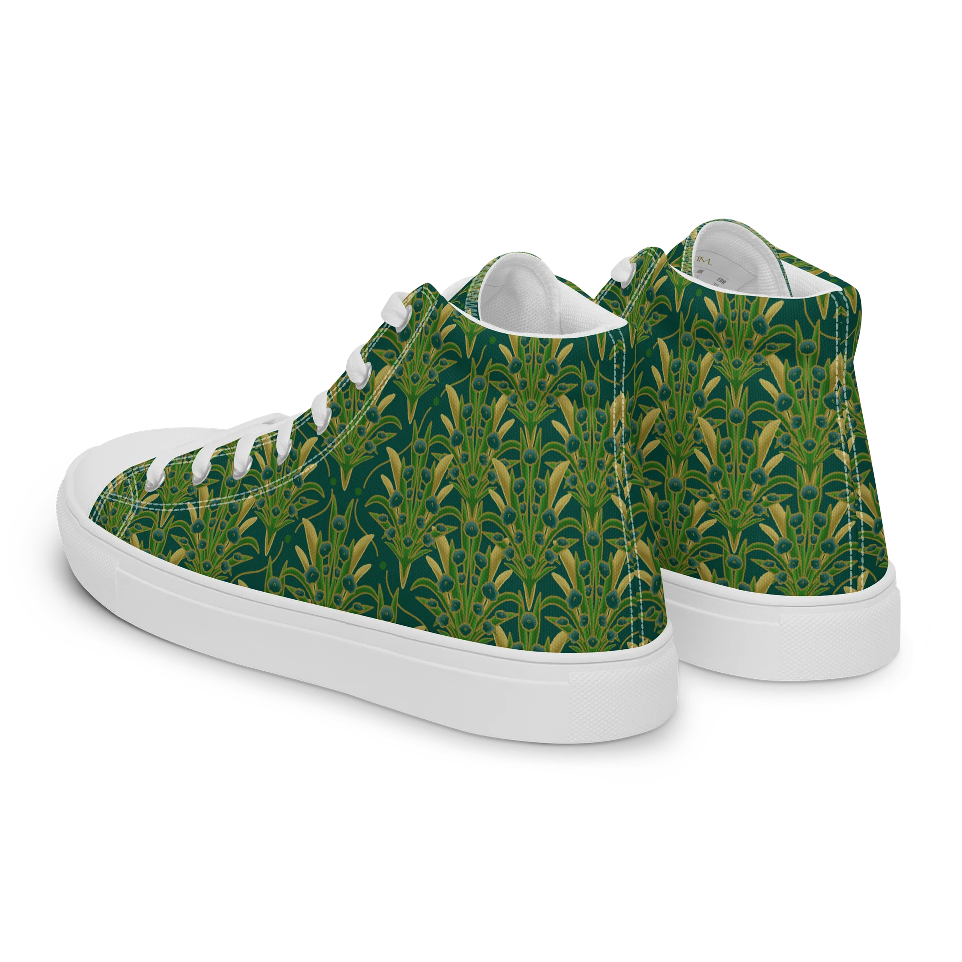 Petals of the Court Women’s High Top Canvas Shoes product image (8)