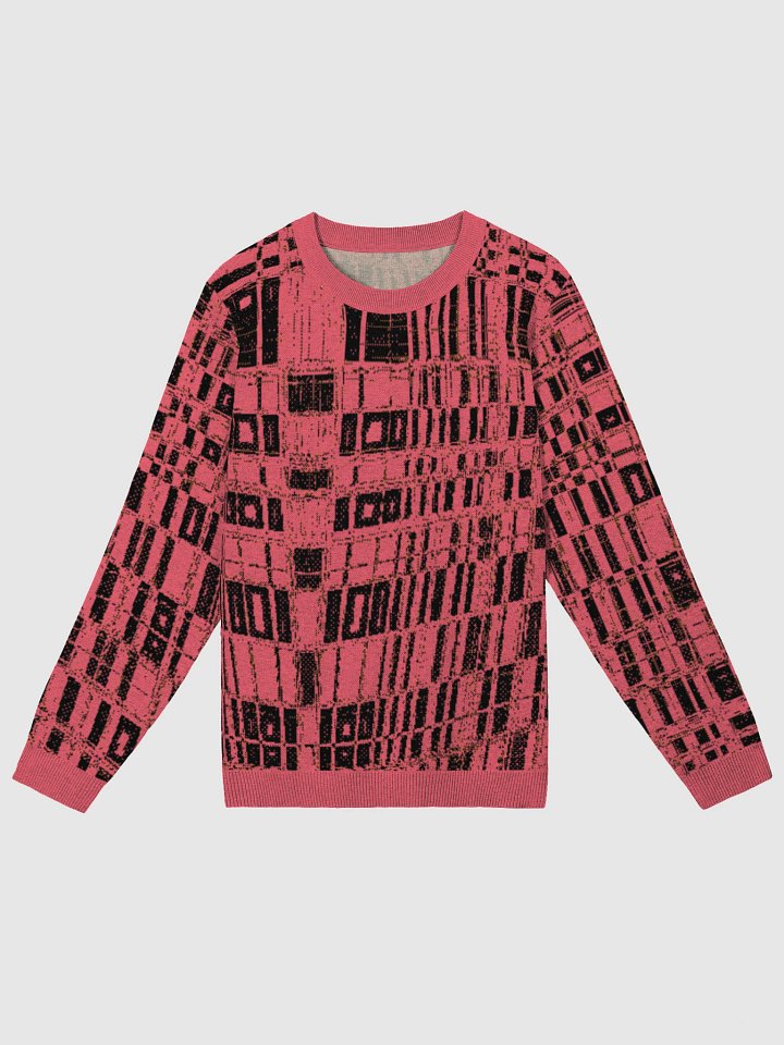 STATIC DRIFT | FRACTURED GRID KNIT SWEATER product image (1)