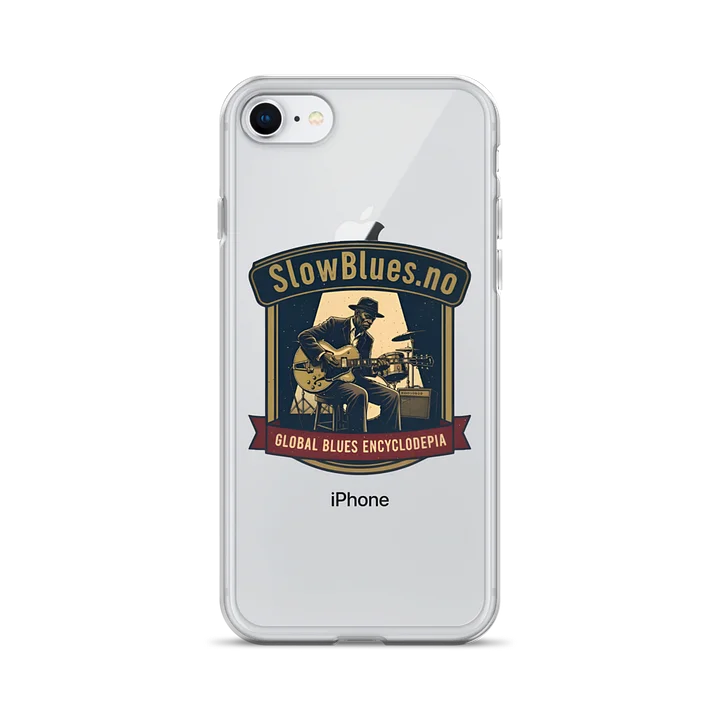 SlowBlues - Clear iPhone Case product image (1)