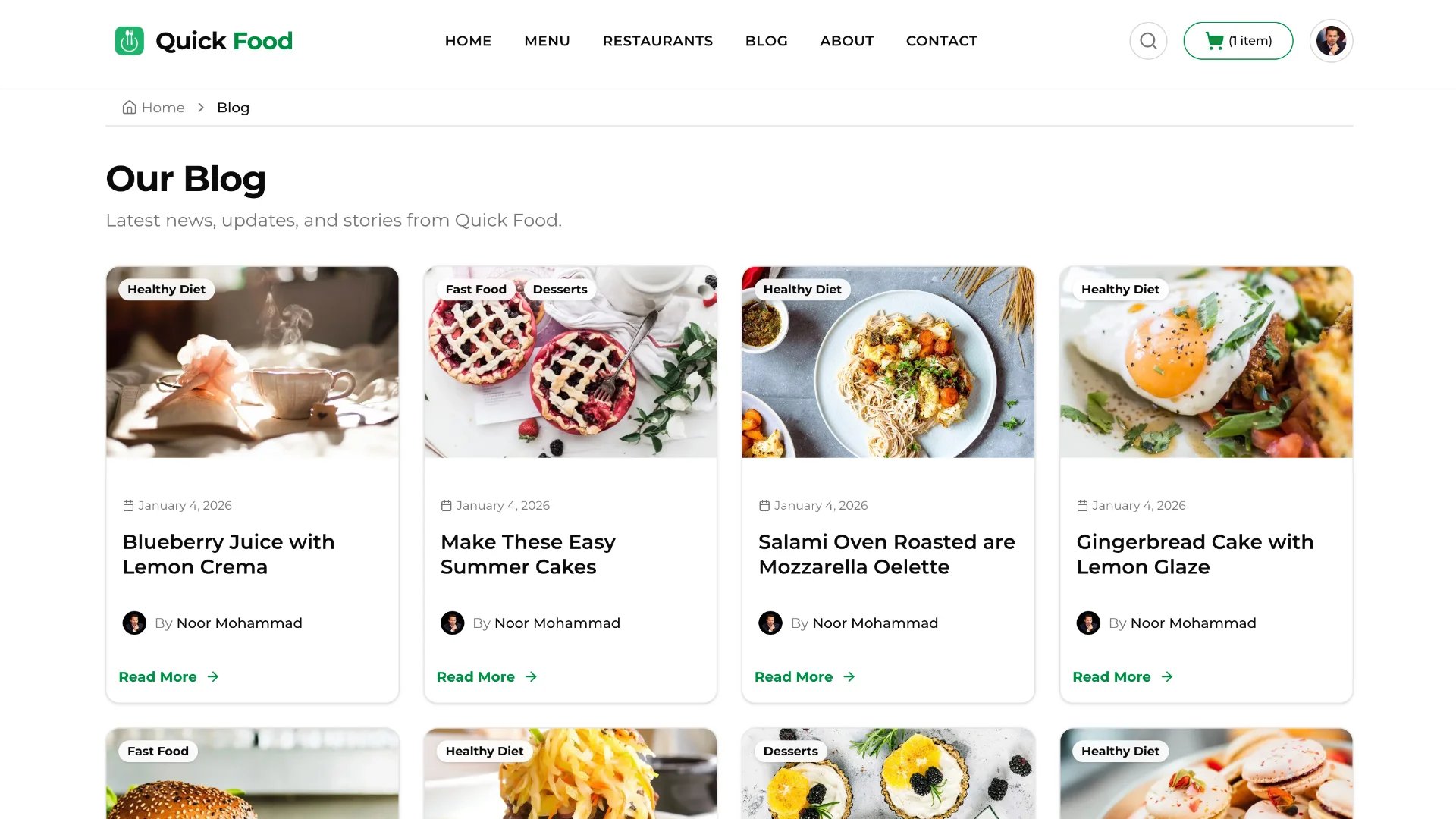 Modern Food Delivery Platform Source Code | Next.js 16, Sanity CMS & Stripe product image (6)