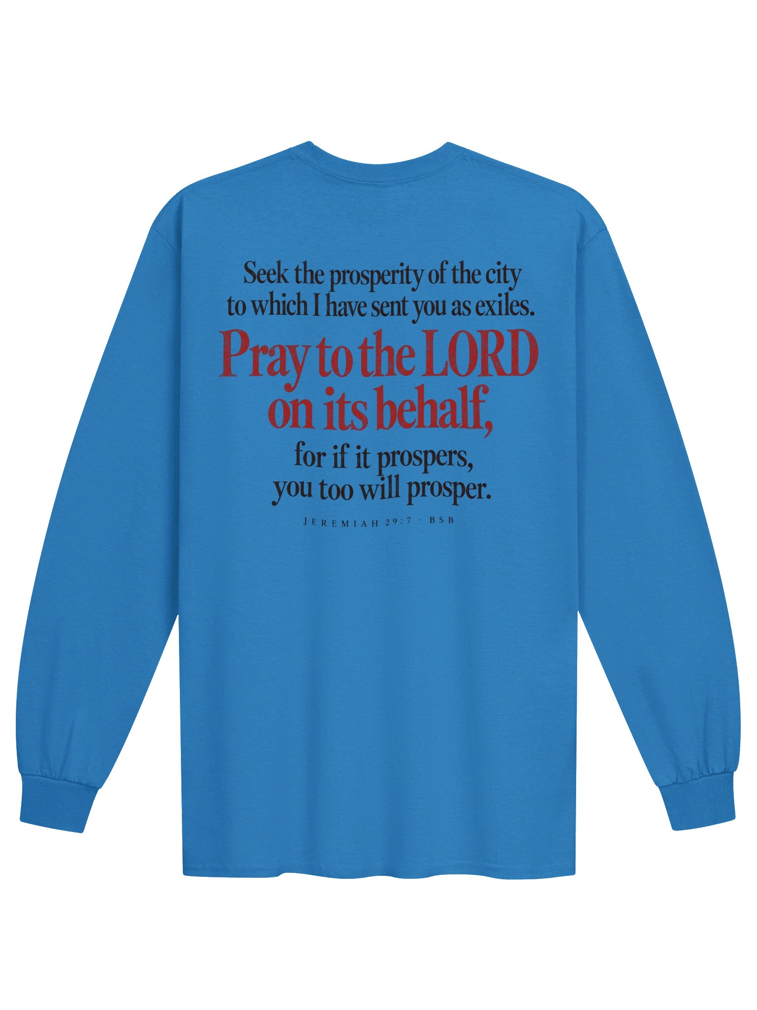 Pray for the City Long-sleeve T-shirt product image (18)