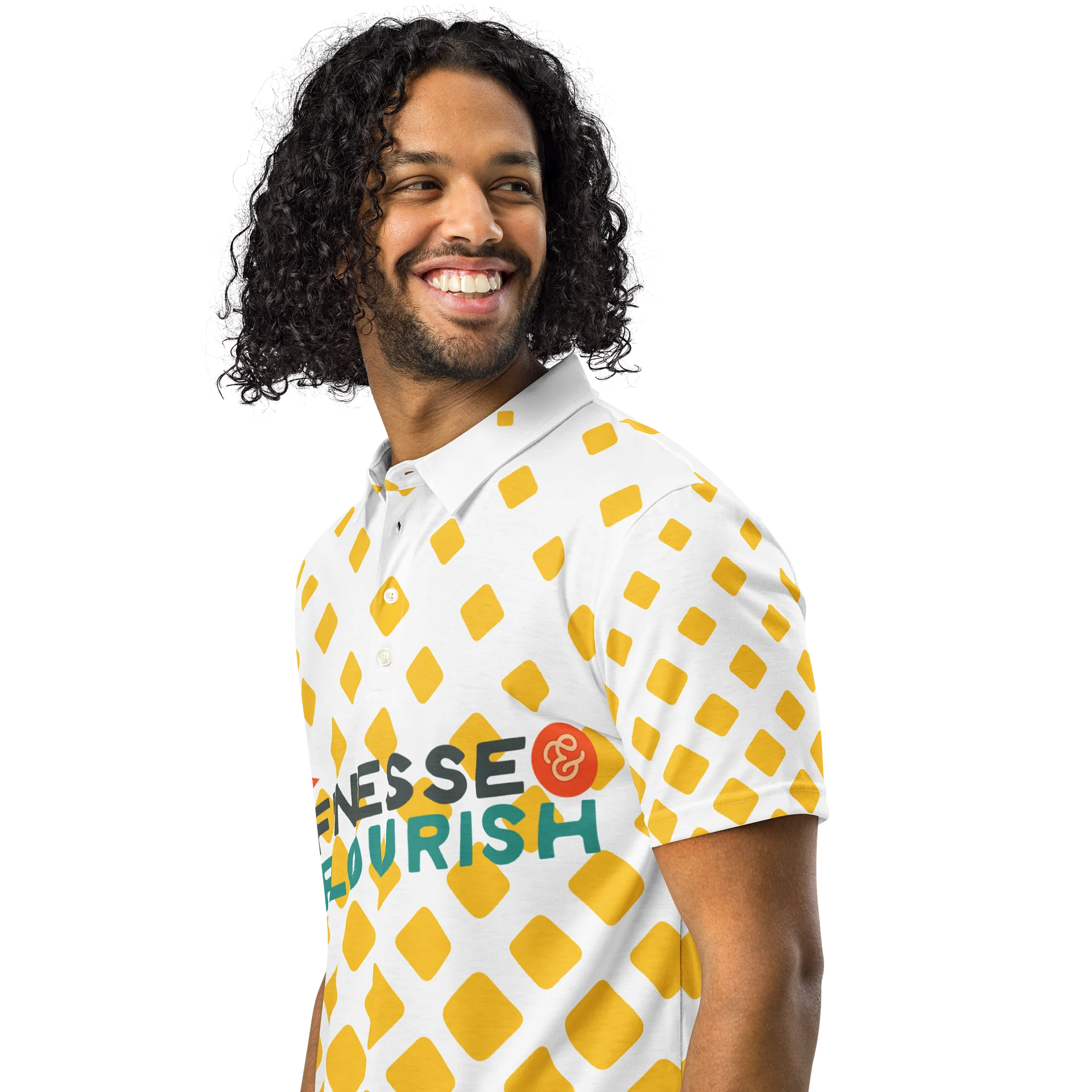 F&F Pineapple Slim Fit Polo Shirt product image (2)