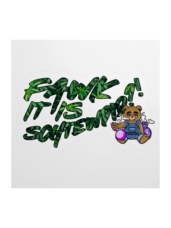 Fawk it is Schtewpid X Bread the Bear Sticker product image (2)