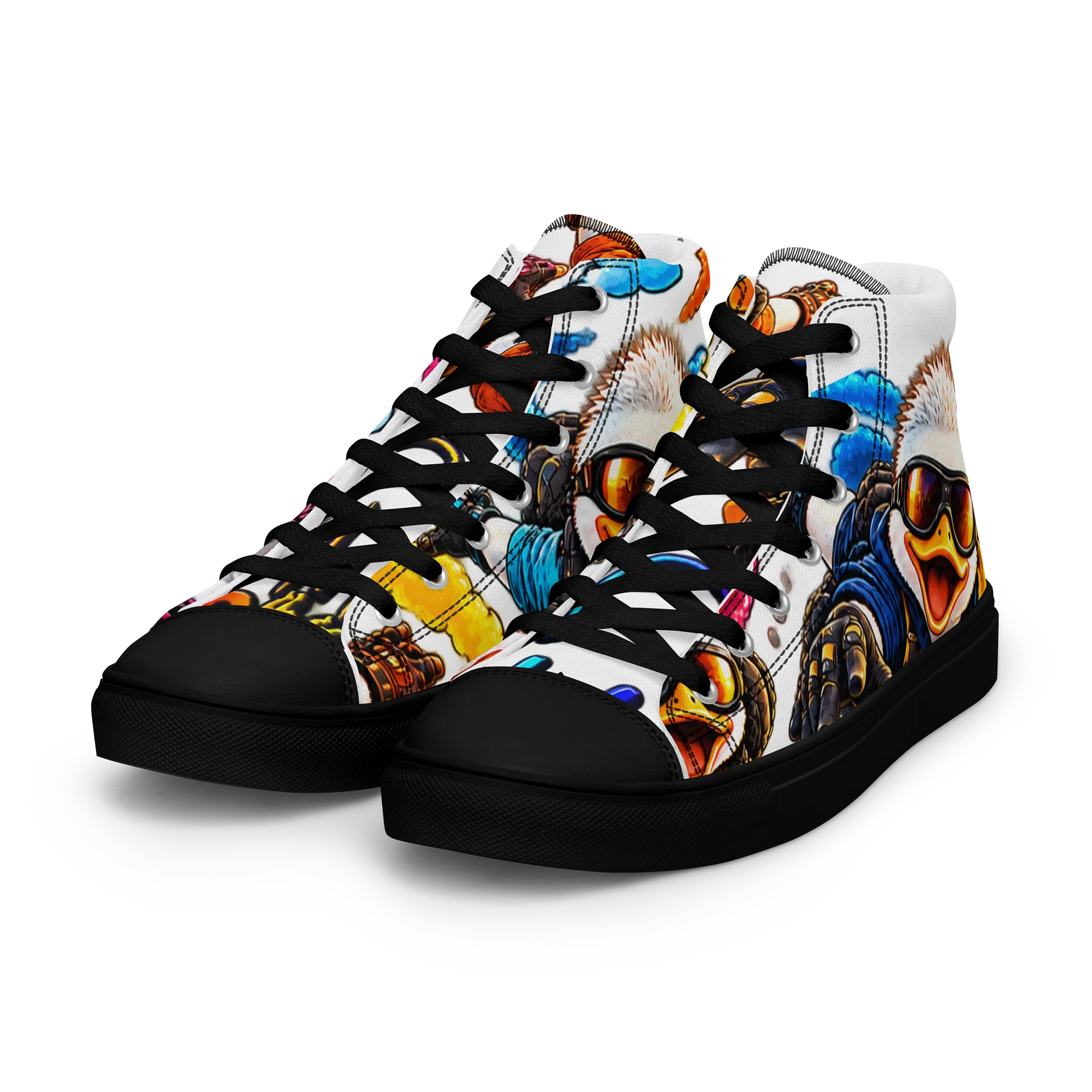 BiGFaLLz Freefall Five High-Top Canvas Sneakers product image (6)