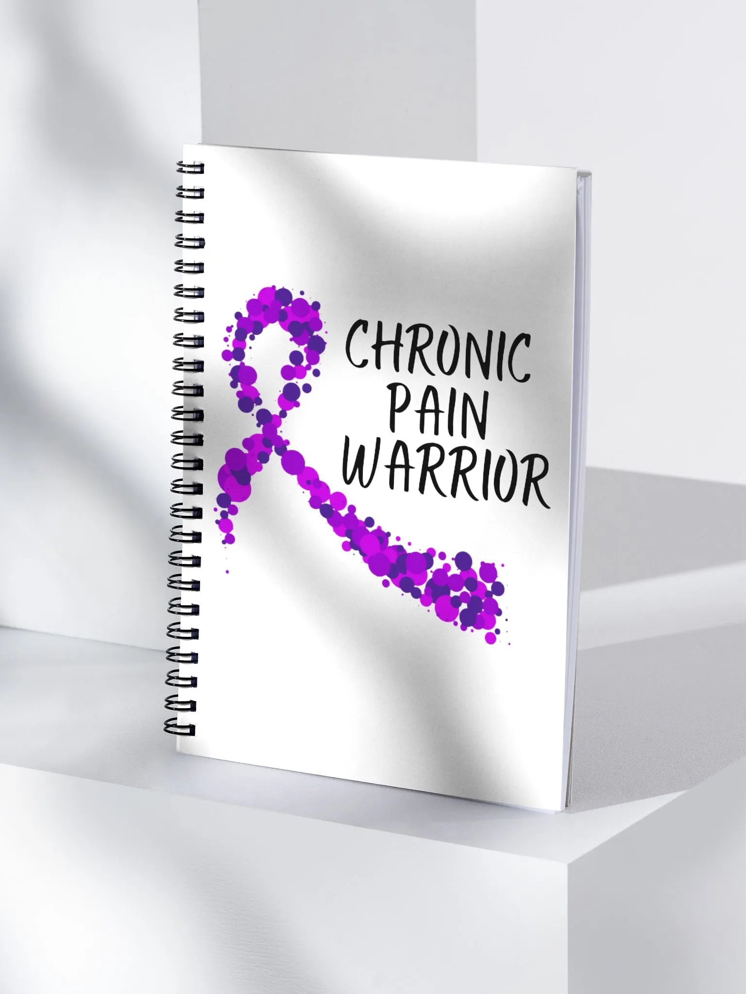 Chronic Pain Warrior Bubble Ribbon Notebook (140 Pages) product image (4)