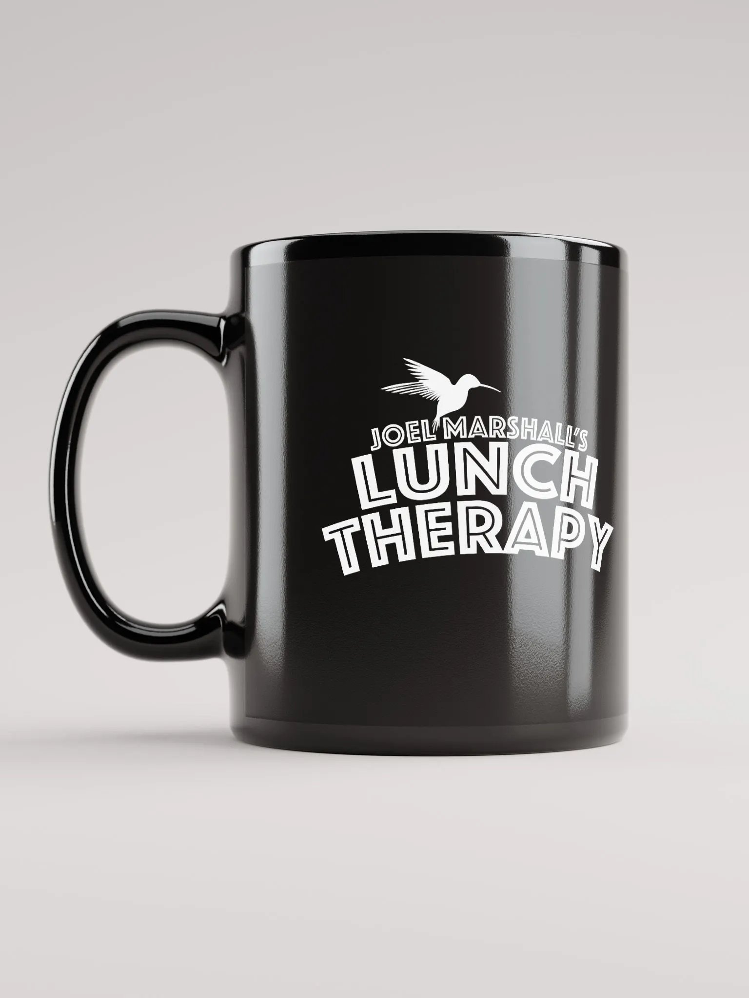 Be the Hummingbird - Lunch Therapy - Black Coffee Mug, 11oz product image (6)