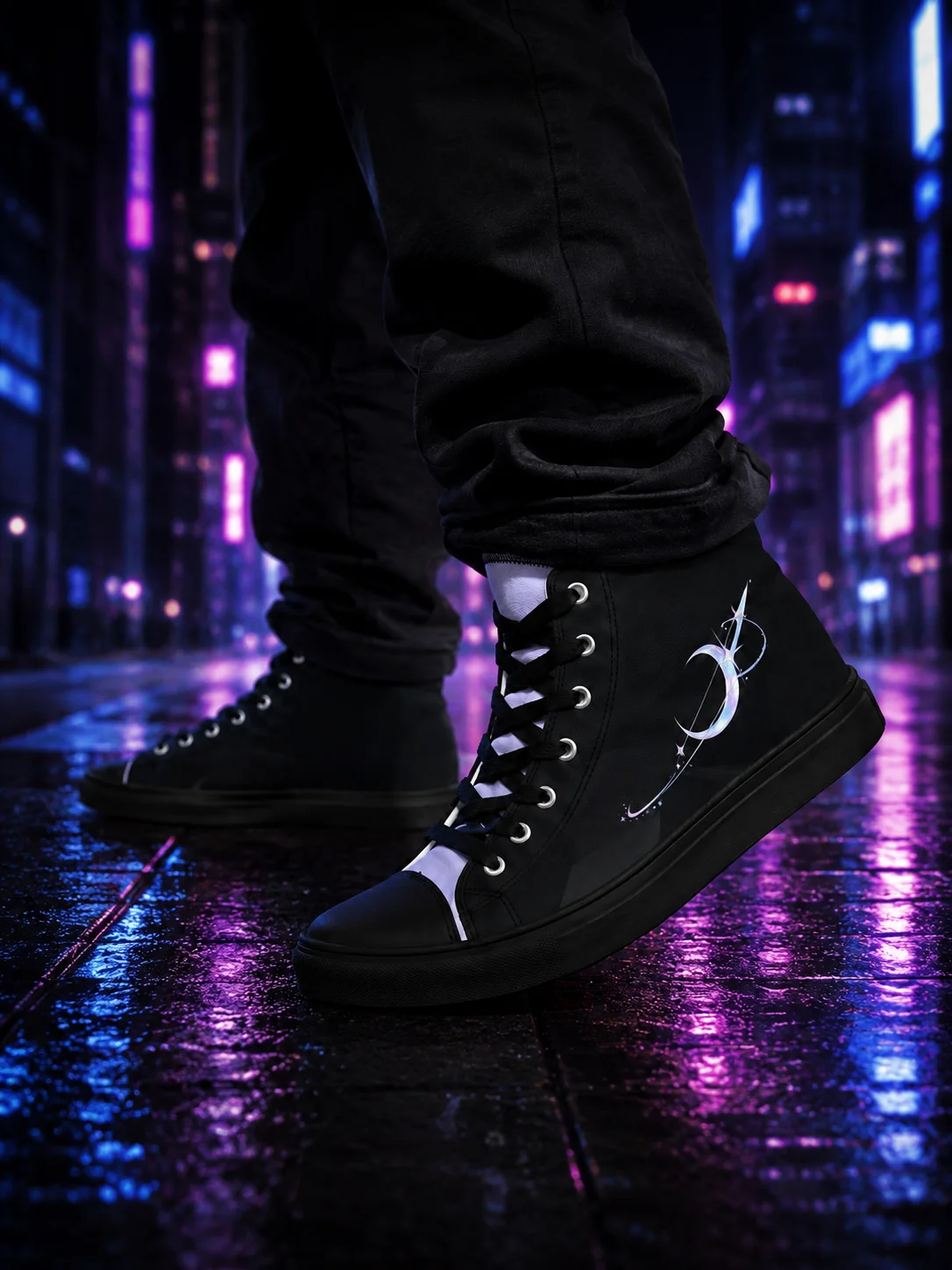 Night Orbit High-Top Sneakers product image (1)