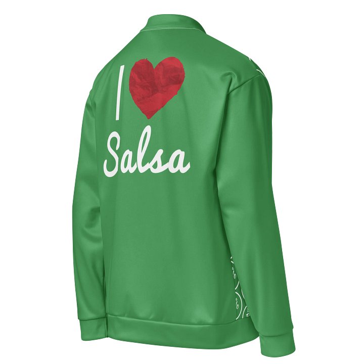 I Love Salsa - Chamarra Bomber Verde All-Over Print Green product image (1)