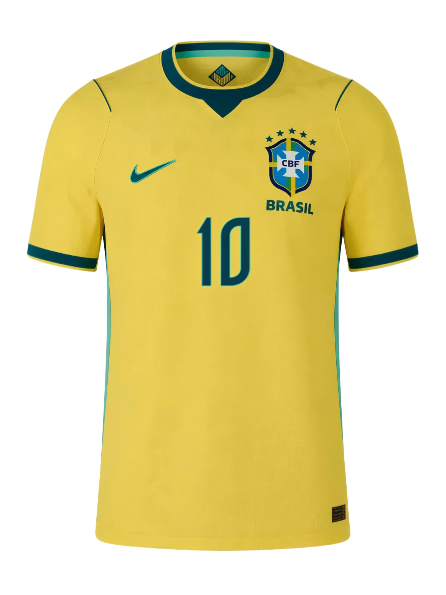 Neymar Jr #10 Brazil FIFA World Cup 2026 Jersey | Selecao Legend Edition product image (2)