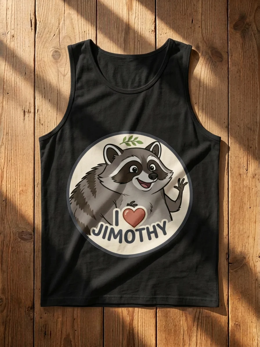 Jimothy the Raccoon Comfort Colors Unisex Tank Top product image (1)
