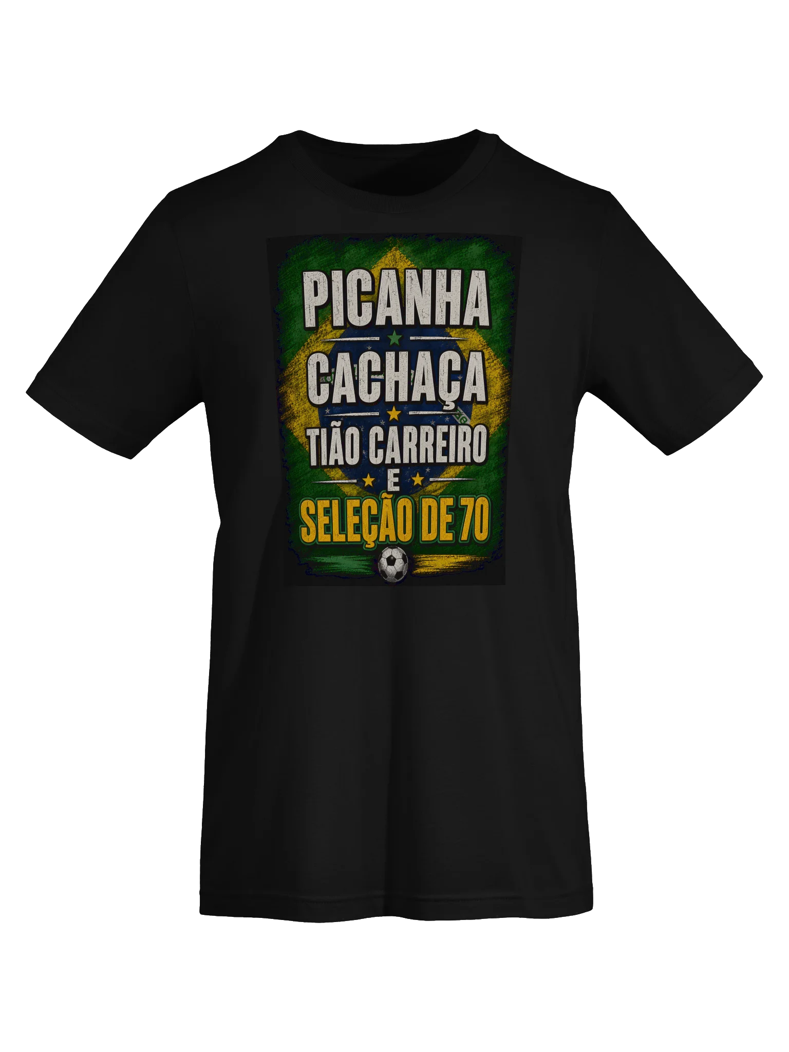 Picanha, Cachaça & Seleção 70 Brazil Football Tee product image (5)
