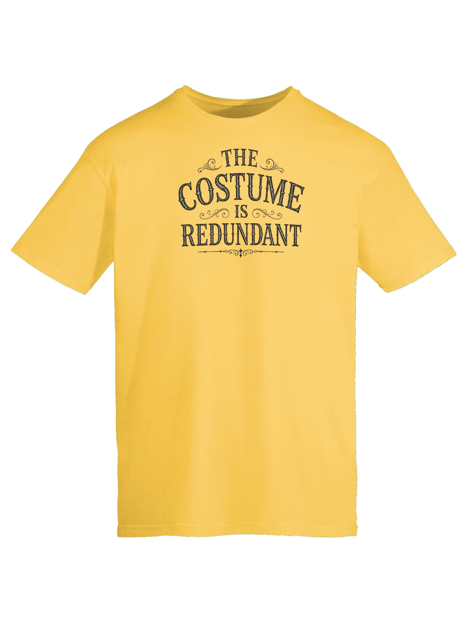 THE COSTUME IS REDUNDANT Halloween Unisex Cotton Softstyle T-Shirt product image (5)