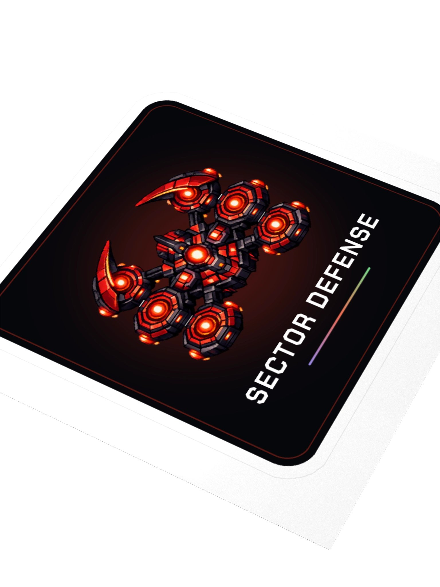 Sector Defense Crimson Vortex Sticker product image (3)
