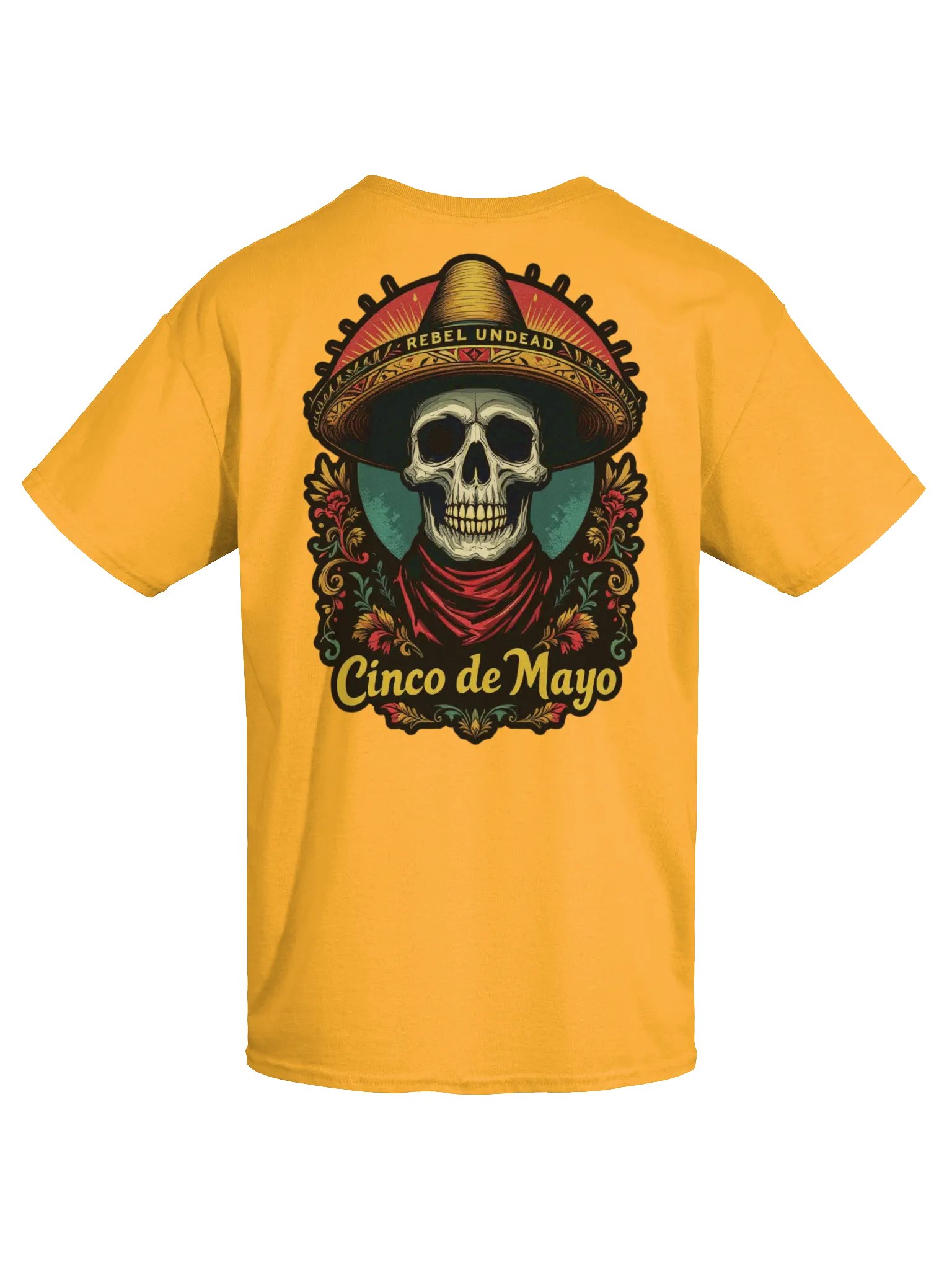 Rebel Undead Cinco de Mayo T-Shirt product image (3)