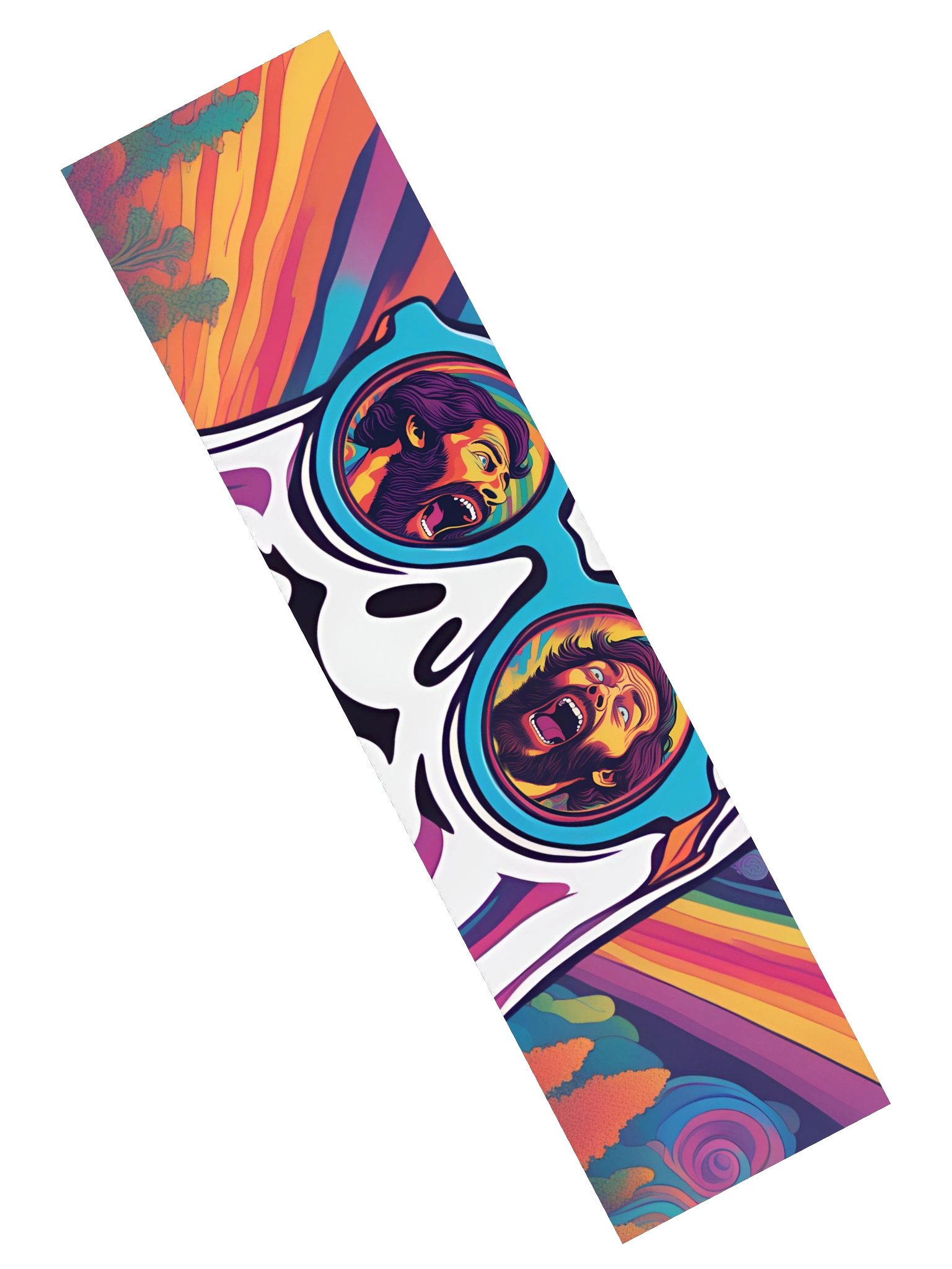 Trippin’ with the Truth – Psychedelic Ghost Bumper Sticker product image (2)
