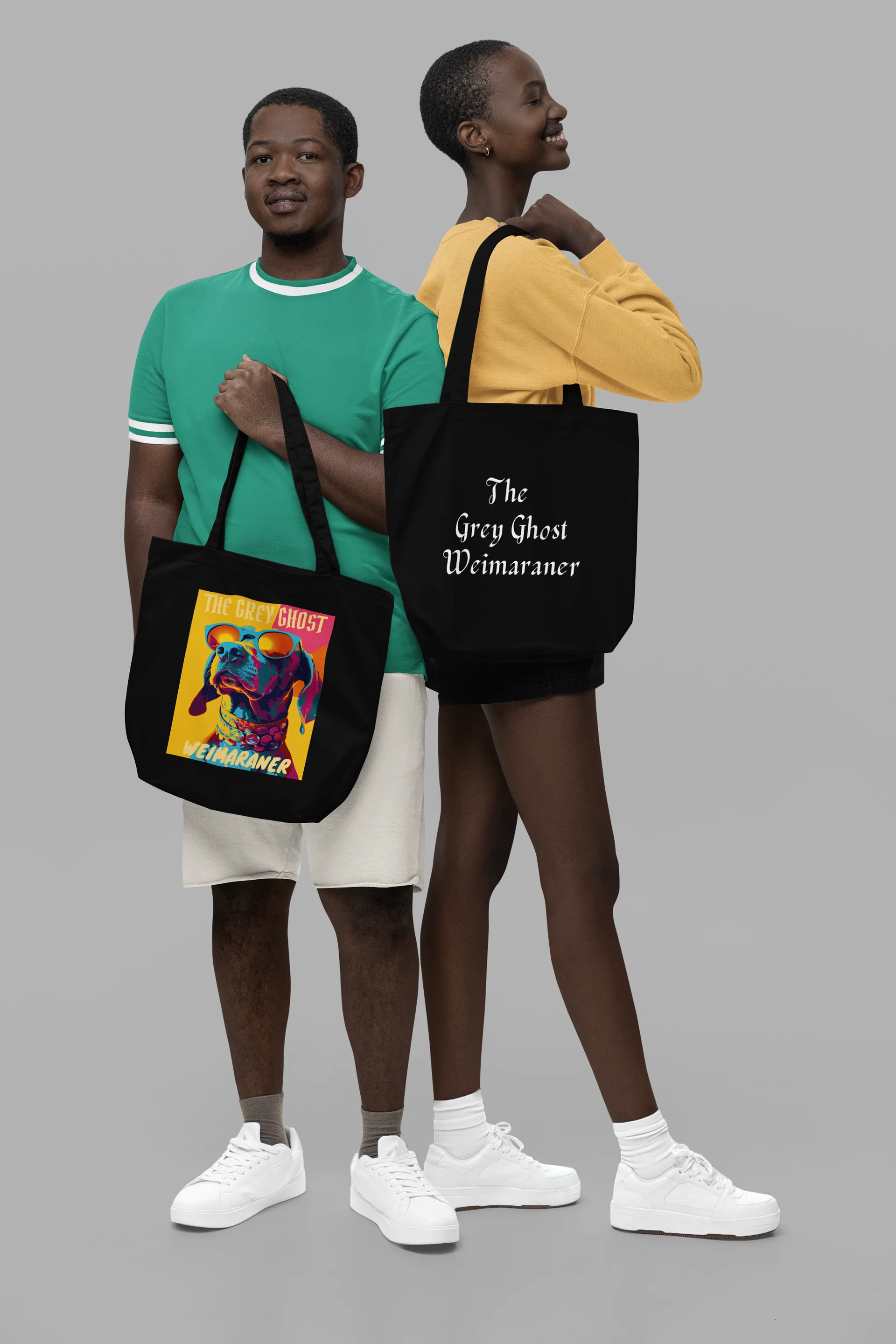 The Grey Ghost Weimaraner Eco-friendly Tote Bag by Econscious product image (5)