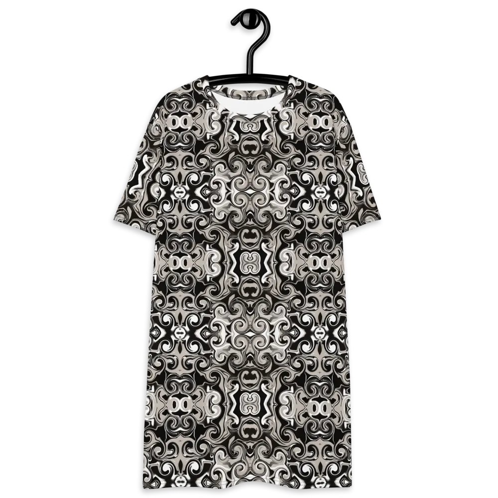 Baroque Swirls All-Over Print Dress product image (6)