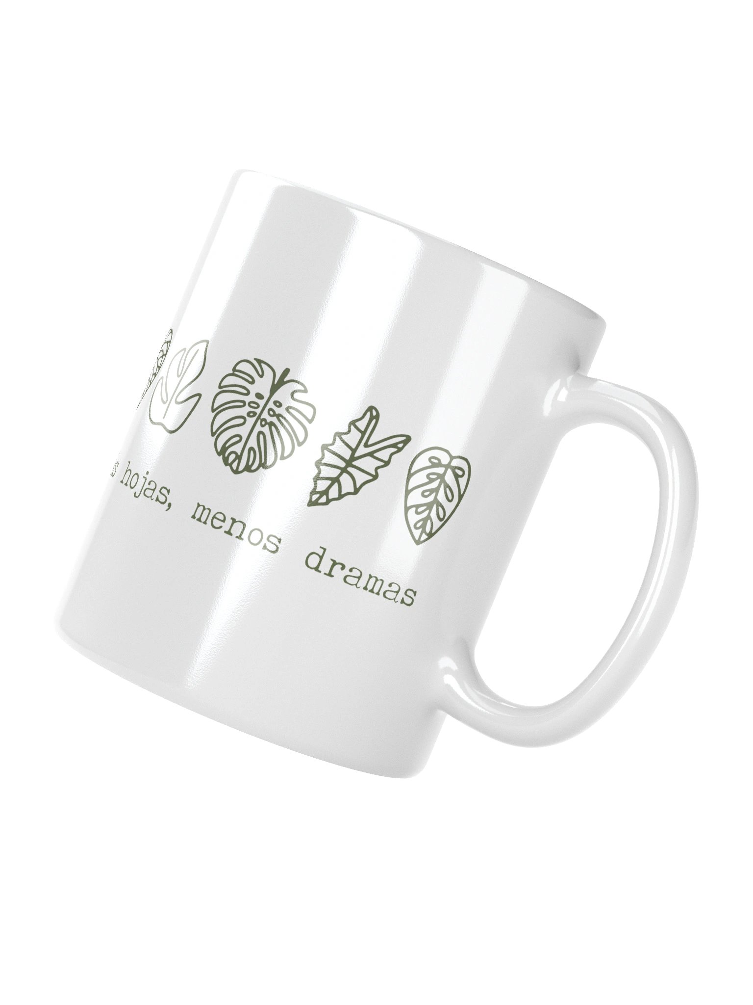 Taza Más Hojas Menos Dramas | Taza para Amantes de las Plantas | Regalo Original para Plant Lovers product image (4)