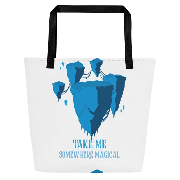 Blue Emblem All-Over Print Tote Bag product image (1)
