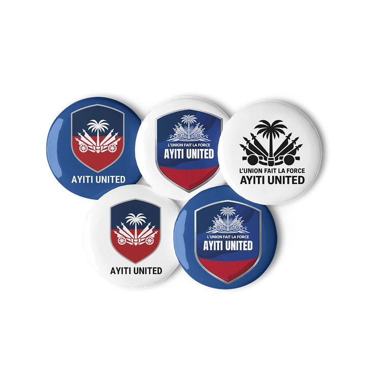 Ayiti United Pin Set product image (2)